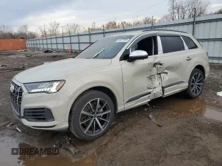 2024 Audi Q7 Premium Plus with VIN WA1LXBF79RD010132, listed as a Copart auction lot 46537955 with 10,664 mi miles and Salvage title. Bid and sale history available at DreamBid. Image 1.