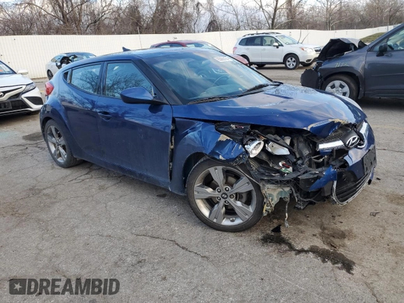 2017 Hyundai Veloster Value Edition with VIN KMHTC6AD0HU320220, listed as a Copart auction lot 85060194 with 115,355 mi miles and Salvage Title. Bid and sale history available at carsss.com. Image 4.