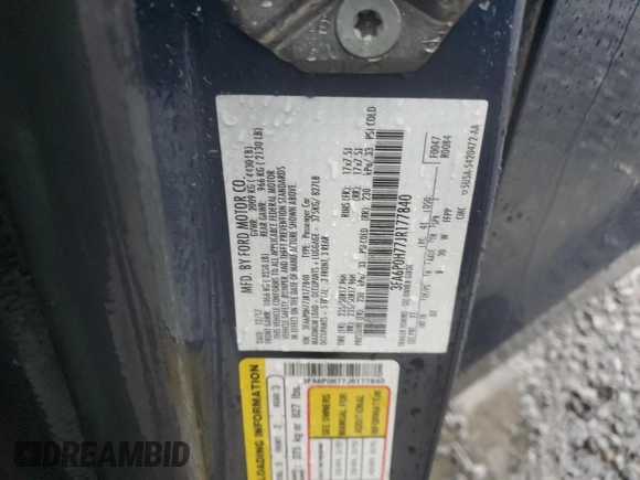 2018 Ford Fusion SE with VIN 3FA6P0H77JR177840, listed as a Copart auction lot 51406085 with 171,829 mi miles and Salvage Title. Bid and sale history available at carsss.com. Image 14.