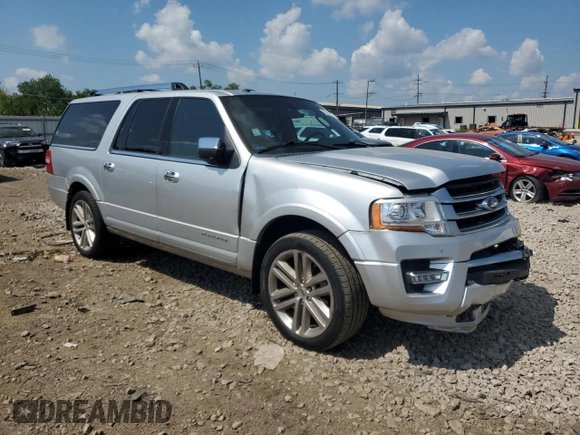2017 Ford Expedition Max Platinum with VIN 1FMJK1MT5HEA77126, listed as a Copart auction lot 62304745 with 106,039 mi miles and Salvage title. Bid and sale history available at DreamBid. Image 4.