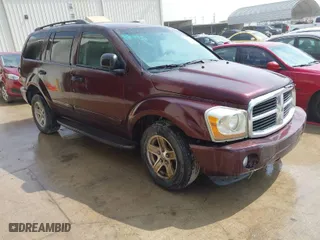 2005 Dodge Durango SLT with VIN 1D4HD48N25F521730, listed as a IAAI auction lot 41883202 with 273,100 mi miles. Bid and sale history available at carsss.com. Image 1.