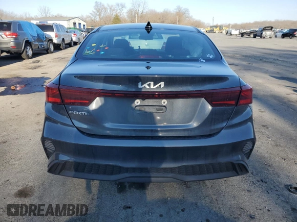 2023 Kia Forte LXS with VIN 3KPF24AD5PE554388, listed as a Copart auction lot 47678645 with 42,042 mi miles and Salvage Title. Bid and sale history available at carsss.com. Image 6.