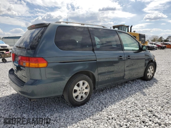 2003 Honda Odyssey EX-L z VIN 5FNRL18943B020961, wystawiony jako Copart lot #86009874 z przebiegiem 155 993 mil mil oraz Szkoda całkowita • Salvage title. Historia ofert i sprzedaży dostępna na DreamBid. Obrazek 3.