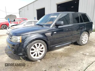 2012 Land Rover Range Rover Sport HSE Lux with VIN SALSK2D44CA722137, listed as a Copart auction lot 55095065 with 109,652 mi miles and Salvage Title. Bid and sale history available at DreamBid. Image 1.