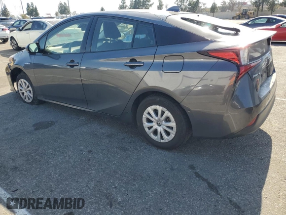 2020 Toyota Prius L Eco z VIN JTDKARFU0L3124101, wystawiony jako Copart lot #54017505 z przebiegiem 94 072 mil mil oraz Szkoda całkowita • Salvage title. Historia ofert i sprzedaży dostępna na DreamBid. Obrazek 2.