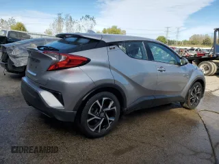 2020 Toyota C-HR LE with VIN NMTKHMBXXLR110234, listed as a Copart auction lot 76006684 with 89,367 mi miles and Salvage Title. Bid and sale history available at DreamBid. Image 3.