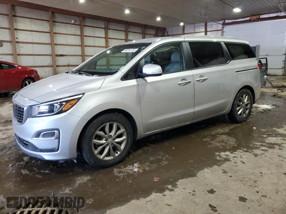 2021 Kia Sedona EX with VIN KNDMB5C17M6671469, listed as a Copart auction lot 89316135 with 41,614 mi miles and Salvage Title. Bid and sale history available at carsss.com. Image 1.