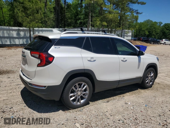 2022 GMC Terrain SLT z VIN 3GKALVEV4NL133811, wystawiony jako Copart lot #56044775 z przebiegiem 59 984 mil mil oraz Szkoda całkowita • Salvage title. Historia ofert i sprzedaży dostępna na DreamBid. Obrazek 3.