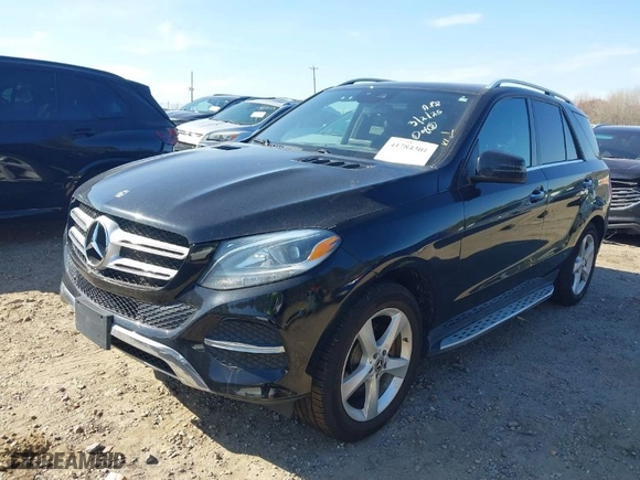 2017 Mercedes-Benz GLE with VIN 4JGDA5HB0HA972569, listed as a IAAI auction lot 41784301 with 87,214 mi miles. Bid and sale history available at carsss.com. Image 2.