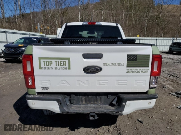 2022 Ford Ranger XL with VIN 1FTER4FH2NLD41244, listed as a Copart auction lot 46752145 with 103,424 mi miles and Salvage title. Bid and sale history available at DreamBid. Image 6.