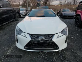 2020 Lexus LC with VIN JTHBY5AY8LA001946, listed as a Copart auction lot 84040444 with 0 mi miles and Salvage Title. Bid and sale history available at carsss.com. Image 5.