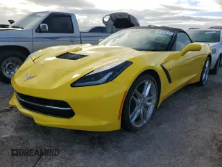 2018 Chevrolet Corvette 3LT with VIN 1G1YF3D70J5104401, listed as a Copart auction lot 76174614 with 0 mi miles and Non Repairable. Bid and sale history available at carsss.com. Image 1.