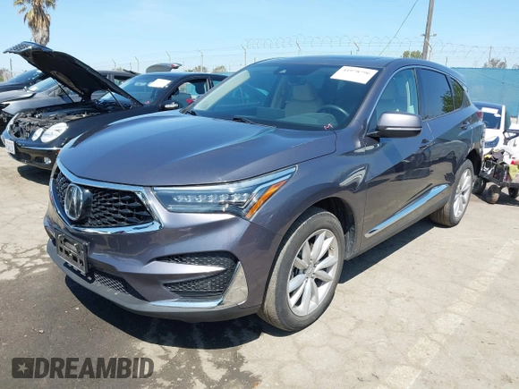 2019 Acura RDX with VIN 5J8TC2H35KL043797, listed as a IAAI auction lot 41978796 with 52,276 mi miles. Bid and sale history available at carsss.com. Image 2.