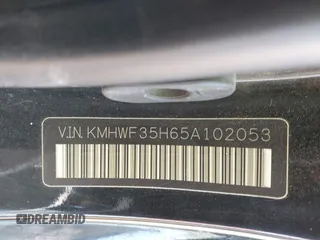 2005 Hyundai Sonata GLS with VIN KMHWF35H65A102053, listed as a IAAI auction lot 41690771 with 160,067 mi miles. Bid and sale history available at carsss.com. Image 9.