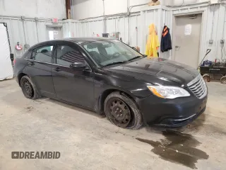 2013 Chrysler 200 LX with VIN 1C3CCBAB0DN691317, listed as a Copart auction lot 51500005 with 162,046 mi miles and Clean Title. Bid and sale history available at carsss.com. Image 4.