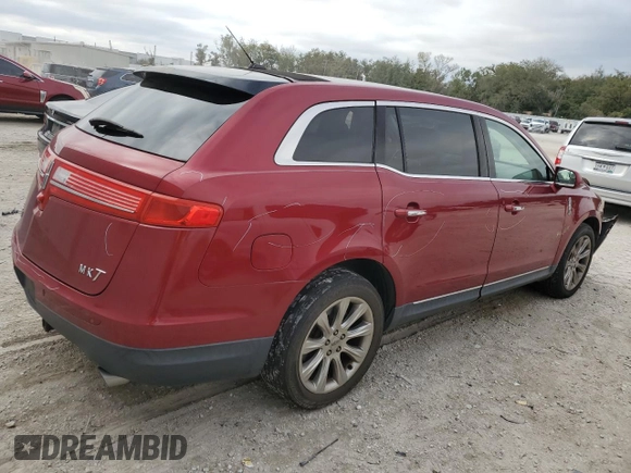 2013 Lincoln MKT with VIN 2LMHJ5FK1DBL51848, listed as a Copart auction lot 41604715 with 262,940 mi miles and Salvage Title. Bid and sale history available at DreamBid. Image 3.