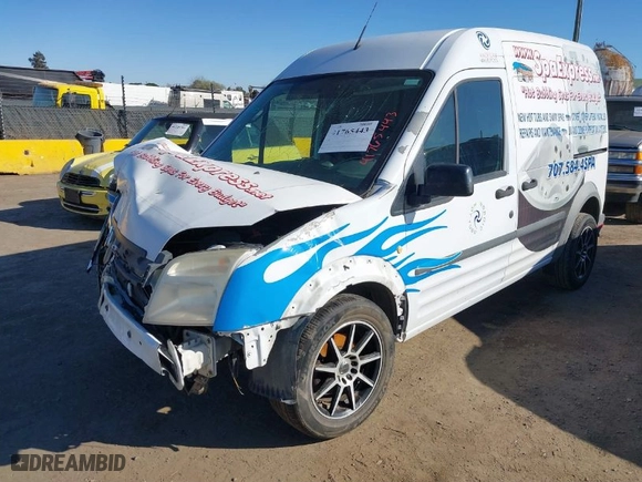 2013 Ford Transit Connect XL with VIN NM0LS7CN5DT173490, listed as a IAAI auction lot 41765443 with 172,985 mi miles. Bid and sale history available at carsss.com. Image 2.