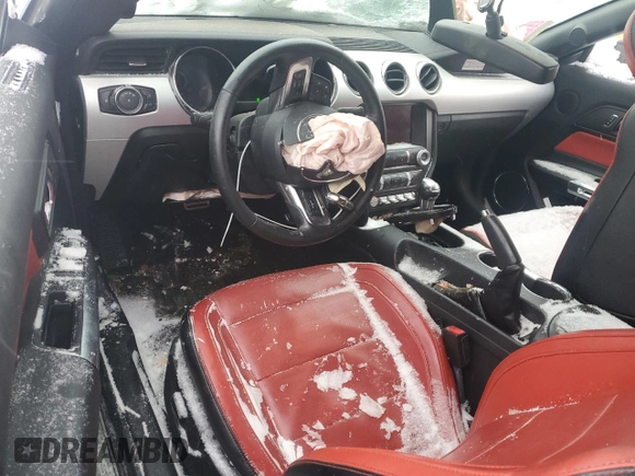 2017 Ford Mustang GT Premium with VIN 1FATP8FF0H5213666, listed as a Copart auction lot 42120475 with 69,616 mi miles and Salvage title. Bid and sale history available at DreamBid. Image 8.