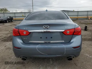 2017 Infiniti Q50 Signature Edition with VIN JN1EV7AR1HM835769, listed as a Copart auction lot 55125745 with 97,290 mi miles and Salvage title. Bid and sale history available at DreamBid. Image 6.