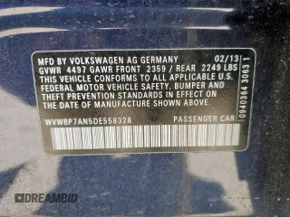 2013 Volkswagen CC Sport Plus z VIN WVWBP7AN5DE558328, wystawiony jako Copart lot #57611105 z przebiegiem 110 206 mil mil oraz Tytuł czysty. Historia ofert i sprzedaży dostępna na DreamBid. Obrazek 12.