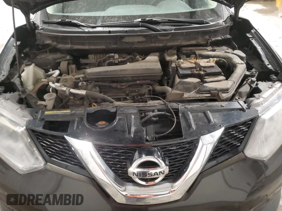 2016 Nissan Rogue SV with VIN 5N1AT2MV0GC913617, listed as a Copart auction lot 52123835 with Not Provided miles and Salvage Title. Bid and sale history available at DreamBid. Image 12.