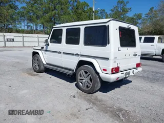 2015 Mercedes-Benz G-Class G 63 AMG with VIN WDCYC7DF0FX231296, listed as a IAAI auction lot 41810368 with 92,158 mi miles. Bid and sale history available at carsss.com. Image 3.