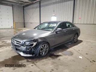 2017 Mercedes-Benz C 300 z VIN WDDWF4KB1HR240377, wystawiony jako Copart lot #60632725 z przebiegiem 112 395 mil mil oraz Szkoda całkowita • Salvage title. Historia ofert i sprzedaży dostępna na DreamBid. Obrazek 1.