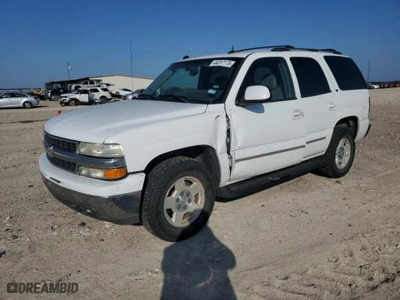 2004 Chevrolet Tahoe LT with VIN 1GNEC13Z74R164089, listed as a Copart auction lot 44317175 with 165,752 mi miles and Salvage Title. Bid and sale history available at carsss.com. Image 1.