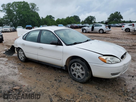 2007 Ford Taurus SE with VIN 1FAFP53U87A138588, listed as a Copart auction lot 56965245 with Not provided miles and Salvage title. Bid and sale history available at DreamBid. Image 4.
