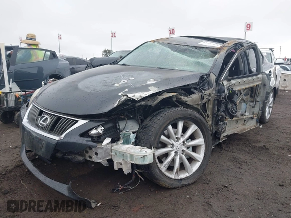2009 Lexus IS 250 with VIN JTHBK262X95095690, listed as a IAAI auction lot 41512839 with Not Provided miles. Bid and sale history available at carsss.com. Image 16.