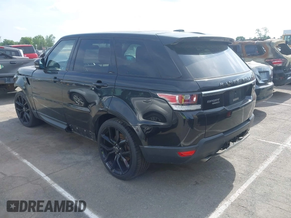 2014 Land Rover Range Rover Sport HSE with VIN SALWR2WF6EA328976, listed as a IAAI auction lot 42091857 with 135,407 mi miles. Bid and sale history available at carsss.com. Image 3.