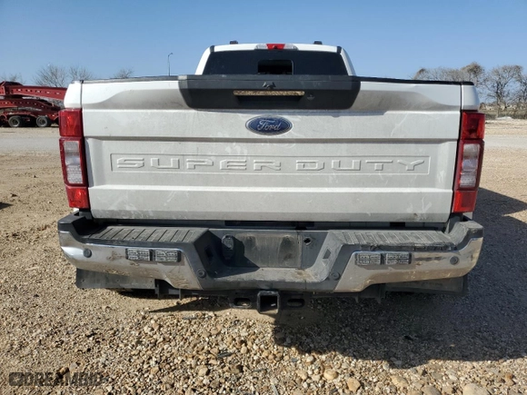2020 Ford Super Duty F-350 DRW XL with VIN 1FT8W3DT3LED21190, listed as a Copart auction lot 47841435 with 97,936 mi miles and Salvage Title. Bid and sale history available at carsss.com. Image 6.