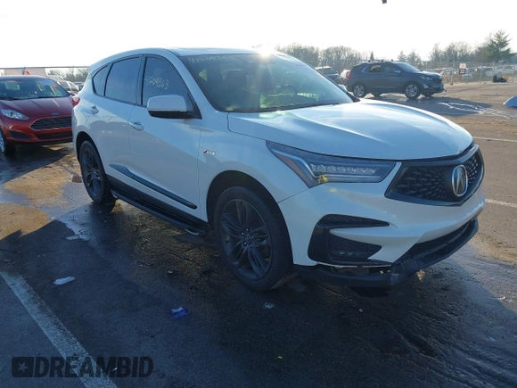 2020 Acura RDX w/A-Spec Pkg with VIN 5J8TC2H68LL035561, listed as a IAAI auction lot 41204363 with 82,396 mi miles. Bid and sale history available at carsss.com. Image 1.