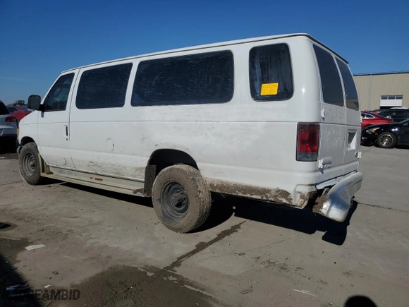 2007 Ford Econoline Wagon XL with VIN 1FBSS31L07DB09904, listed as a Copart auction lot 46078685 with 0 mi miles and Salvage Title. Bid and sale history available at carsss.com. Image 2.