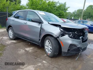 2024 Chevrolet Equinox LS with VIN 3GNAXHEG2RL145066, listed as a IAAI auction lot 42438745 with 12,367 mi miles and . Bid and sale history available at DreamBid. Image 1.