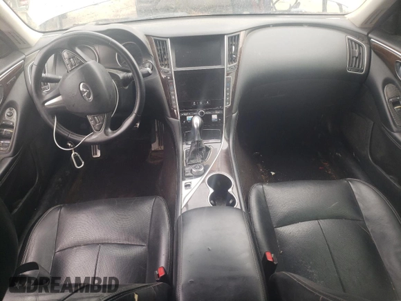 2015 Infiniti Q50 with VIN JN1BV7AP3FM342500, listed as a Copart auction lot 43793335 with Not provided miles and Salvage title. Bid and sale history available at DreamBid. Image 8.
