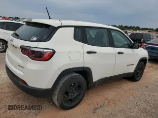 2018 Jeep Compass Sport z VIN 3C4NJCAB3JT123431, wystawiony jako Copart lot #63045144 z przebiegiem 118 849 mil mil oraz Szkoda całkowita • Salvage title. Historia ofert i sprzedaży dostępna na DreamBid. Obrazek 3.