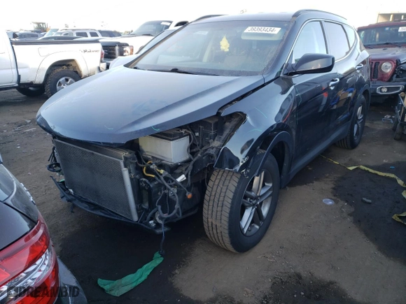 2017 Hyundai Santa Fe Sport 2.4L with VIN 5XYZUDLB8HG388133, listed as a Copart auction lot 39393434 with NaN miles and Salvage Title. Bid and sale history available at carsss.com. Image 1.