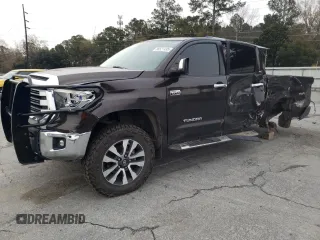 2018 Toyota Tundra SR5 z VIN 5TFHW5F1XJX731526, wystawiony jako Copart lot #88521435 z przebiegiem 81 348 mil mil oraz Szkoda całkowita • Salvage title. Historia ofert i sprzedaży dostępna na DreamBid. Obrazek 1.
