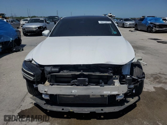 2022 Genesis G70 2.0T with VIN KMTG34TA6NU098521, listed as a Copart auction lot 55772275 with 30,439 mi miles and Salvage title. Bid and sale history available at DreamBid. Image 5.