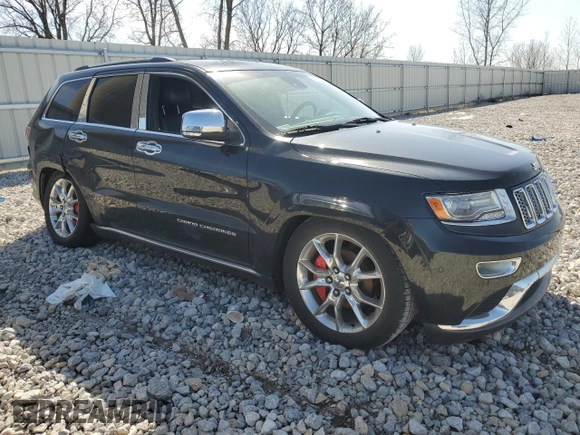 2014 Jeep Grand Cherokee Summit with VIN 1C4RJFJG8EC402504, listed as a Copart auction lot 52955035 with 190,078 mi miles and Clean title. Bid and sale history available at DreamBid. Image 4.