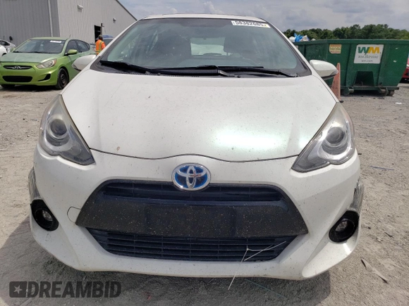 2016 Toyota Prius One с VIN JTDKDTB36G1128480, выставлен на аукционе Copart как лот 58382685 с пробегом 103 022 миль миль и Списание • Salvage title. История ставок и продаж доступна на DreamBid. Изображение 5.