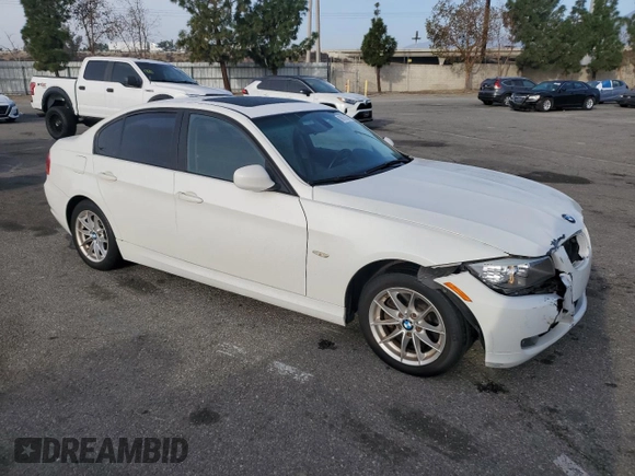 2010 BMW 3 Series 328i with VIN WBAPH5G53ANM36798, listed as a Copart auction lot 86976074 with 146,030 mi miles and Salvage Title. Bid and sale history available at DreamBid. Image 4.