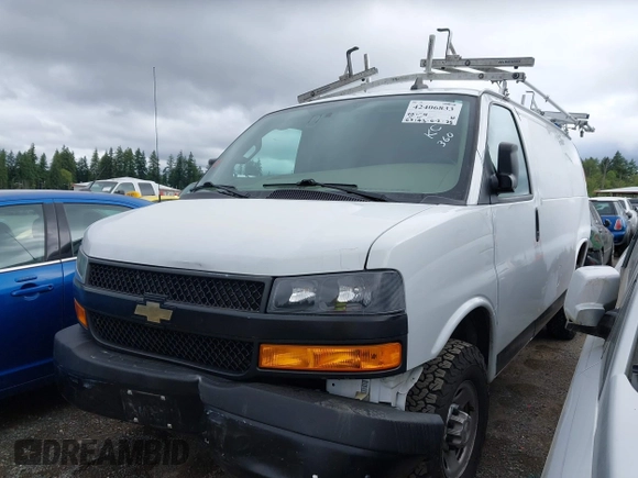 2020 Chevrolet Express Cargo z VIN 1GCWGAFGXL1276698, wystawiony jako IAAI lot #42406833 z przebiegiem 63 143 mil mil oraz . Historia ofert i sprzedaży dostępna na DreamBid. Obrazek 23.