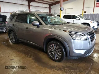 2024 Nissan Pathfinder SL z VIN 5N1DR3CD6RC272468, wystawiony jako Copart lot #58295815 z przebiegiem 5 147 mil mil oraz Szkoda całkowita • Salvage title. Historia ofert i sprzedaży dostępna na DreamBid. Obrazek 4.