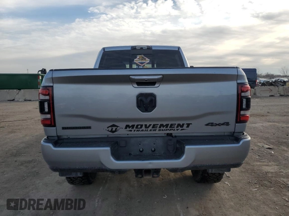 2022 Ram 2500 Big Horn with VIN 3C6UR5DLXNG112162, listed as a Copart auction lot 82918884 with 73,086 mi miles and Salvage Title. Bid and sale history available at carsss.com. Image 6.