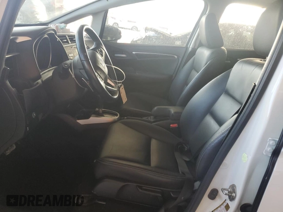 2017 Honda Fit EX-L with VIN JHMGK5H88HS019989, listed as a Copart auction lot 45152345 with 96,770 mi miles and Salvage Title. Bid and sale history available at DreamBid. Image 7.