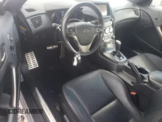 2015 Hyundai Genesis Coupe R-Spec with VIN KMHHU6KJ6FU126926, listed as a Copart auction lot 57085715 with 10,142 mi miles and Salvage title. Bid and sale history available at DreamBid. Image 8.