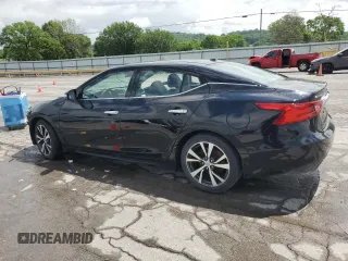 2017 Nissan Maxima SL with VIN 1N4AA6AP4HC424958, listed as a Copart auction lot 57298725 with 127,485 mi miles and Salvage title. Bid and sale history available at DreamBid. Image 2.