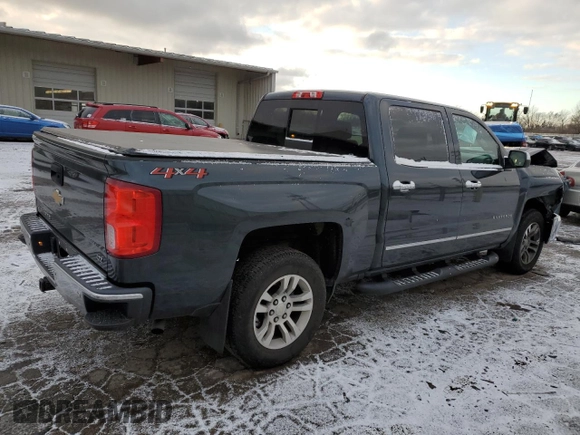 2018 Chevrolet Silverado 1500 LTZ with VIN 3GCUKSEC2JG252632, listed as a Copart auction lot 83596274 with 131,314 mi miles and Salvage Title. Bid and sale history available at carsss.com. Image 3.